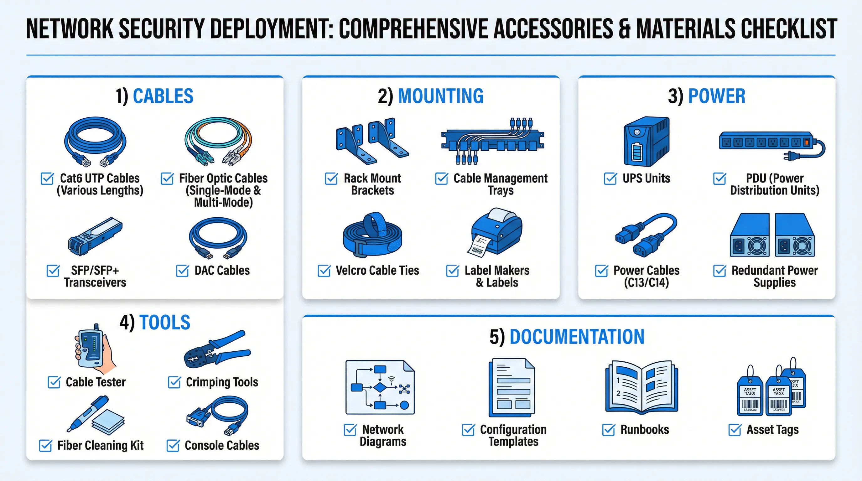 Accessories Checklist
